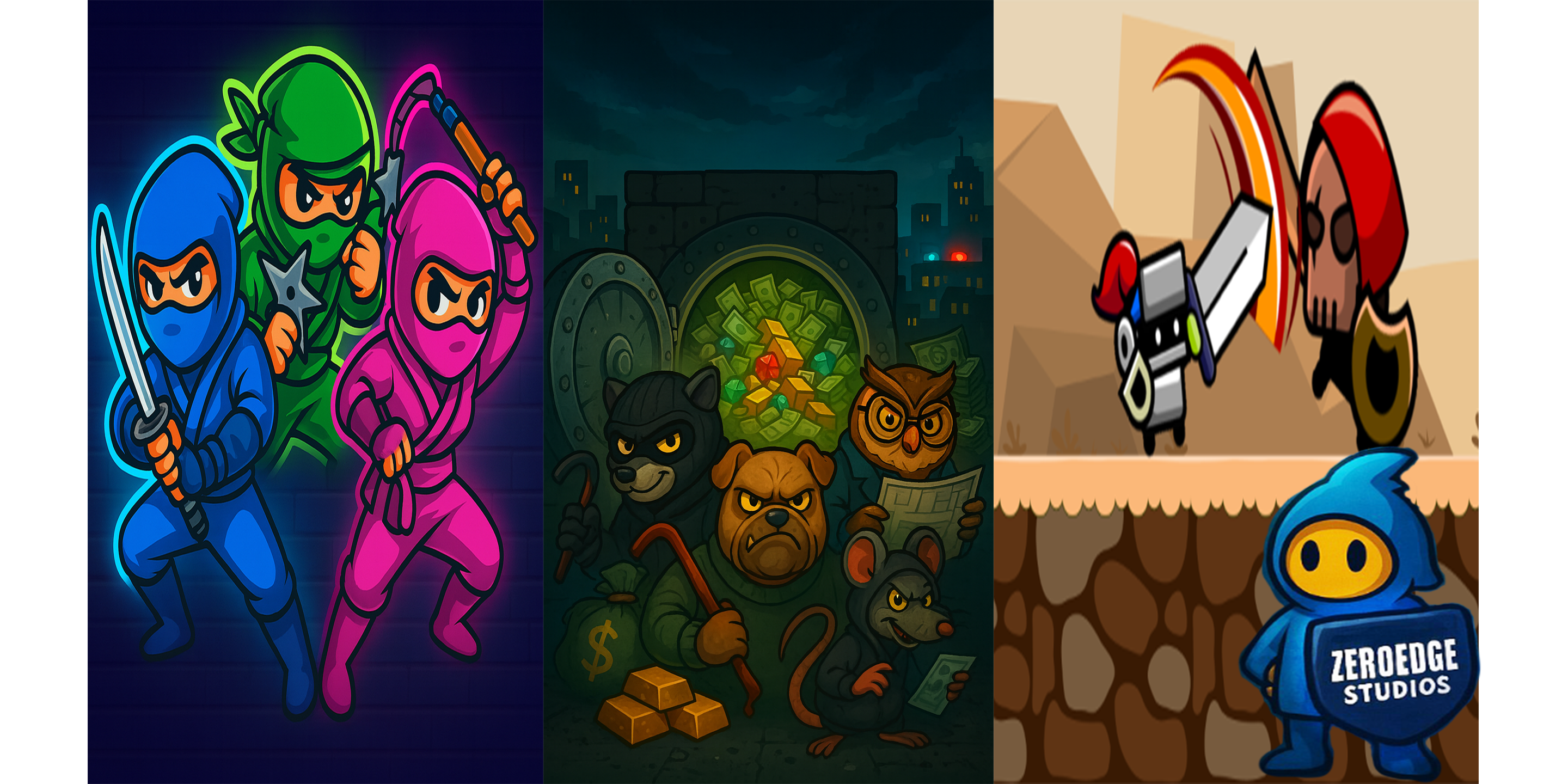 🎮 ZeroEdge Studios Announces Three New Games! 🎮
